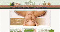 Desktop Screenshot of espritvital.com